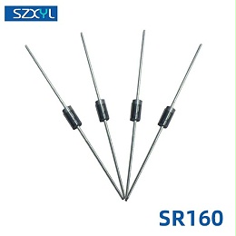 厂家直销 直插SR160 肖特基二极管