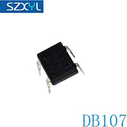 厂家直销 DB107桥堆 封装DIP-4