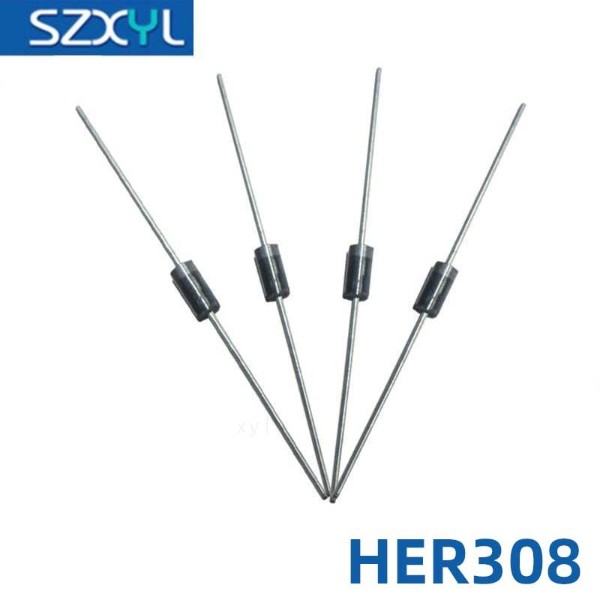 厂家直销 HER308高效整流二极管 封装DO-27