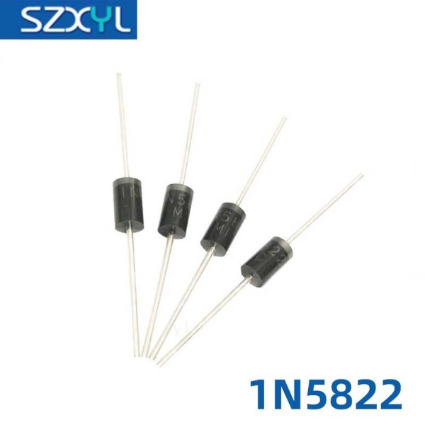 厂家直销 1N5822  DO-27封装 直插肖特基二极管