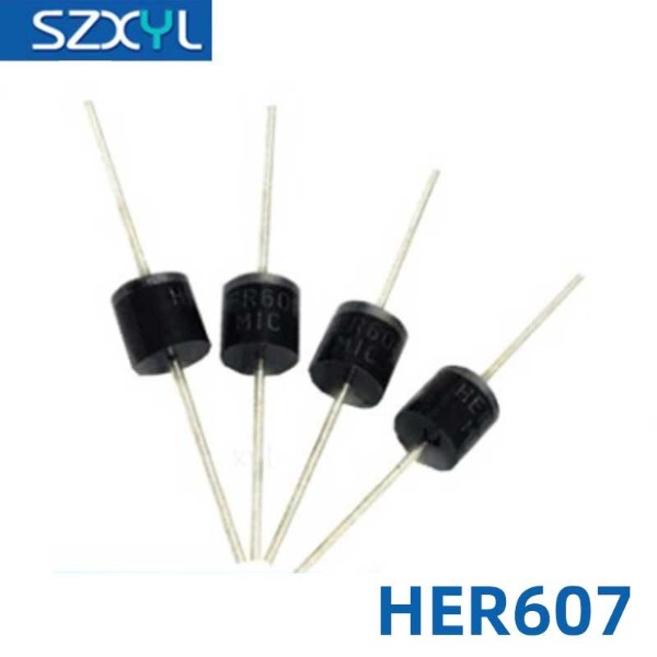厂家直销 HER607高效整流二极管 封装R-6