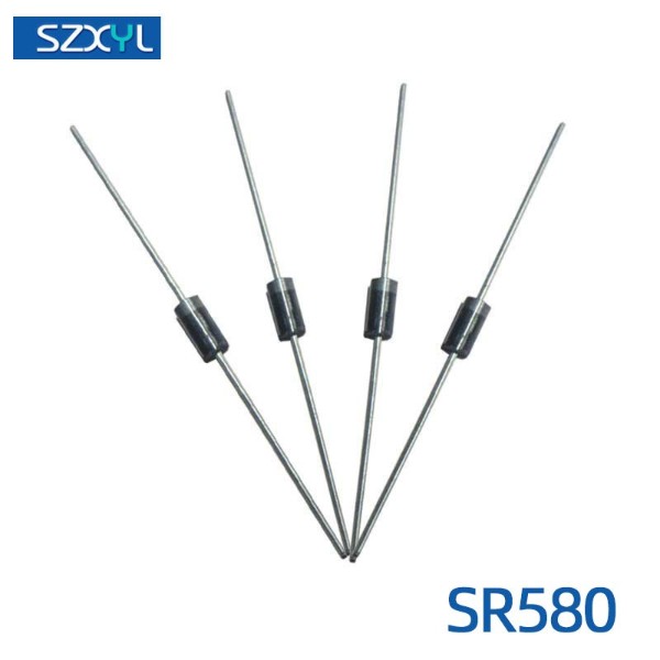 新亿利 厂家直销 直插SR580 肖特基二极管