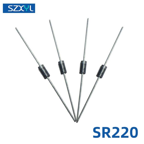 厂家直销 直插SR220 肖特基二极管