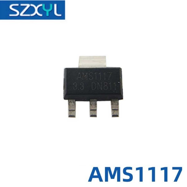 厂家直销 集成电路IC AMS1117 SOT-223封装