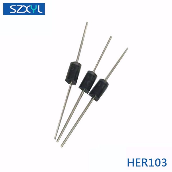 厂家直销 HER103 高效率整流二极管 DO-41